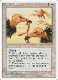 Osai Vultures - Fourth Edition (4ED) #38 - Uncommon Magic: The Gathering Trading Card