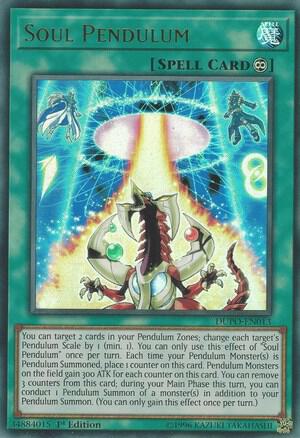 Soul Pendulum trading card from Duel Power Soul Pendulum - Duel Power YuGiOh trading card