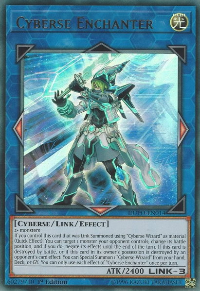 Cyberse Enchanter trading card from Duel Power Cyberse Enchanter - Duel Power YuGiOh trading card