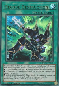 Decode Destruction - Duel Power (DUPO) #DUPO-EN016 - Ultra Rare YuGiOh Trading Card