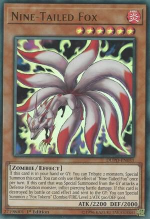 Nine-Tailed Fox - Duel Power YuGiOh trading card