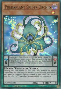 Predaplant Spider Orchid - Duel Power (DUPO) #DUPO-EN035 - Ultra Rare YuGiOh Trading Card
