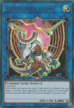 Security Dragon - Duel Power YuGiOh trading card