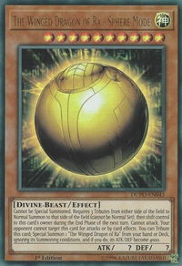 The Winged Dragon of Ra - Sphere Mode - Duel Power (DUPO) #DUPO-EN045 - Ultra Rare YuGiOh Trading Card