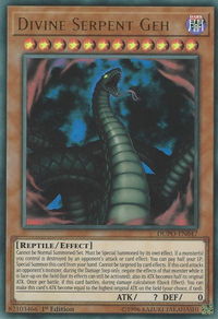 Divine Serpent Geh - Duel Power (DUPO) #DUPO-EN047 - Ultra Rare YuGiOh Trading Card