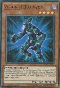 Vision HERO Vyon - Duel Power (DUPO) #DUPO-EN053 - Ultra Rare YuGiOh Trading Card