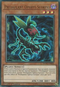 Predaplant Ophrys Scorpio - Duel Power (DUPO) #DUPO-EN066 - Ultra Rare YuGiOh Trading Card