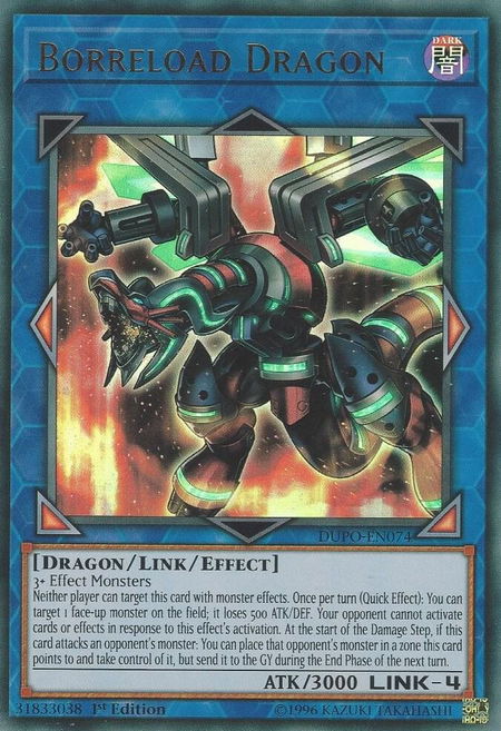 Borreload Dragon - Duel Power YuGiOh trading card