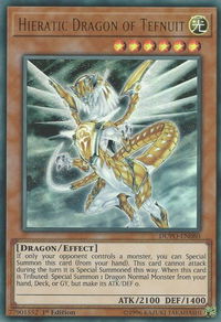 Hieratic Dragon of Tefnuit - Duel Power (DUPO) #DUPO-EN080 - Ultra Rare YuGiOh Trading Card
