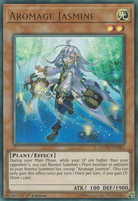 Aromage Jasmine - Duel Power YuGiOh trading card