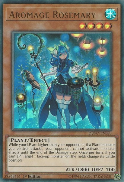 Aromage Rosemary - Duel Power YuGiOh trading card