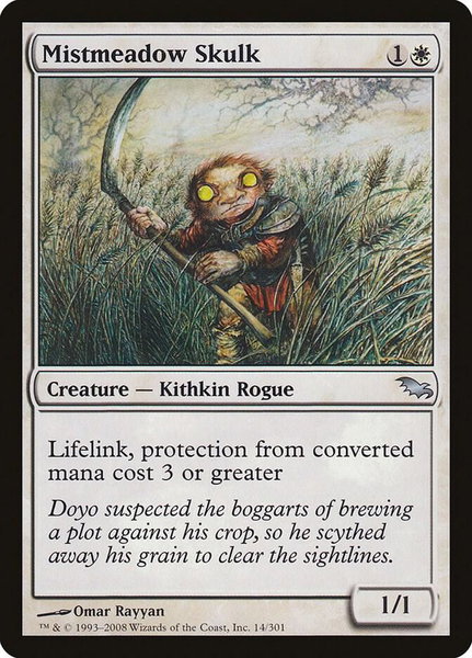 Mistmeadow Skulk - Shadowmoor Magic: The Gathering trading card