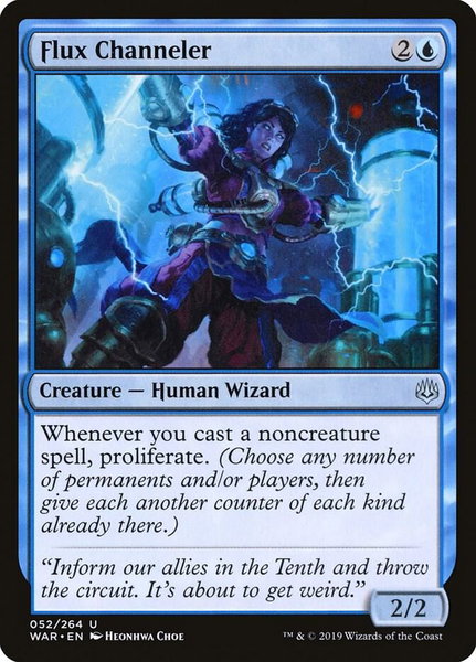 Flux Channeler - War of the Spark Magic: The Gathering trading card