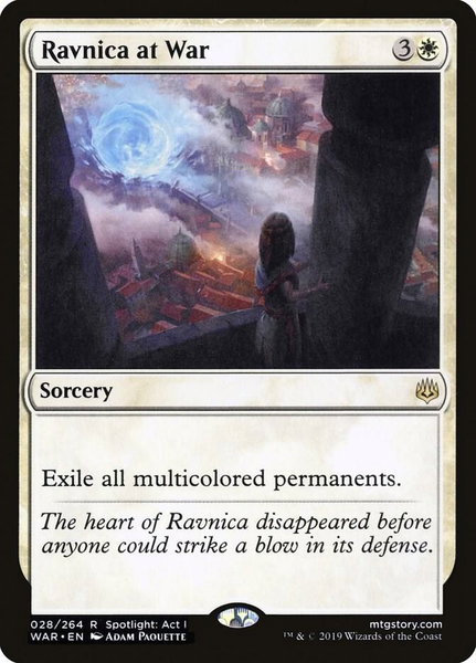Ravnica at War - War of the Spark Magic: The Gathering trading card