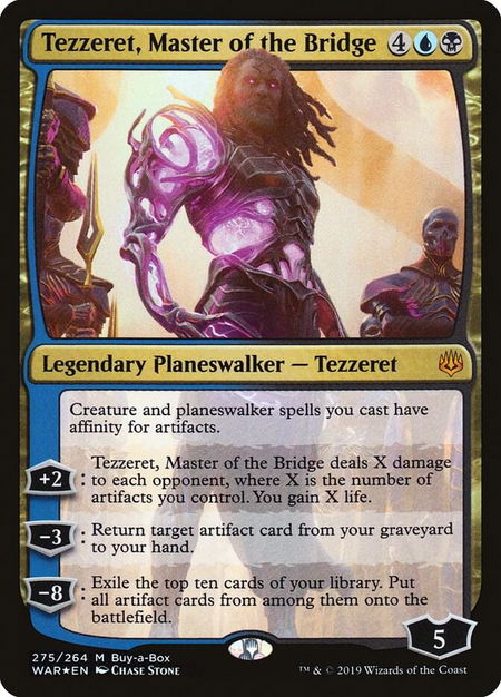 Tezzeret, Master of the Bridge - Buy-A-Box Promos Magic: The Gathering trading card