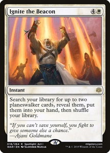 Ignite the Beacon - War of the Spark (WAR) #18 - Rare Magic: The Gathering Trading Card