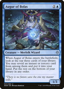 Augur of Bolas - War of the Spark (WAR) #41 - Uncommon Magic: The Gathering Trading Card
