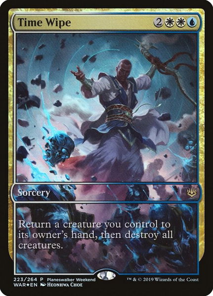 Time Wipe trading card from Planeswalker Event Promos Time Wipe - Planeswalker Event Promos Magic: The Gathering trading card