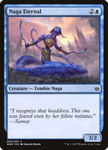 Naga Eternal - War of the Spark (WAR) #60 - Common Magic: The Gathering Trading Card