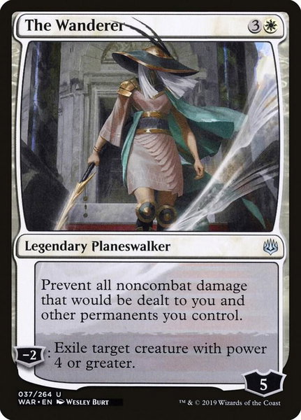 The Wanderer - War of the Spark Magic: The Gathering trading card