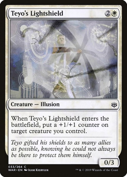 Teyo's Lightshield - War of the Spark Magic: The Gathering trading card