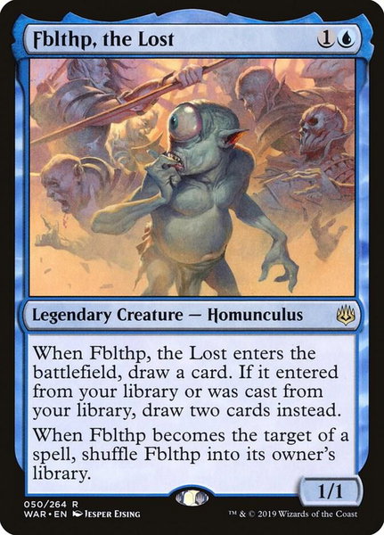 Fblthp, the Lost - War of the Spark Magic: The Gathering trading card