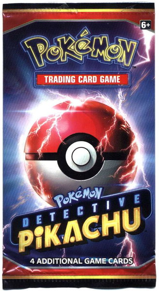 Detective Pikachu Booster Pack trading card from Detective Pikachu Detective Pikachu Booster Pack - Detective Pikachu Pokémon trading card