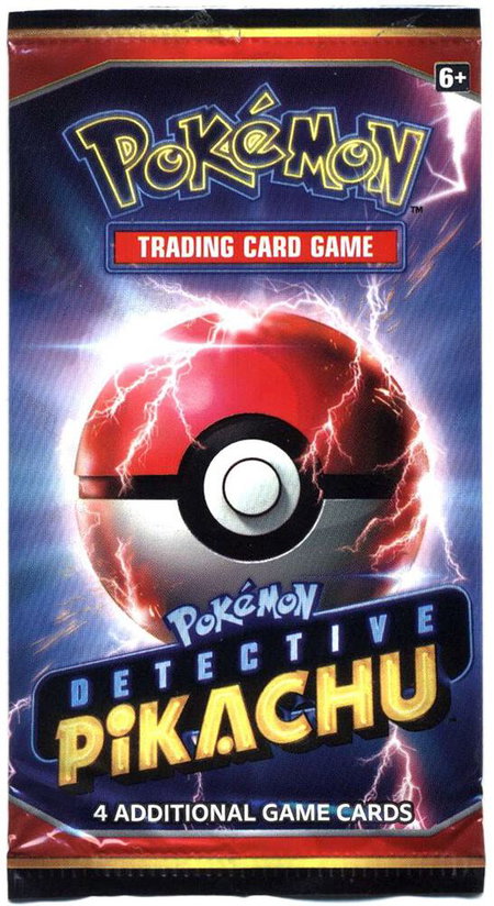 Detective Pikachu Booster Pack - Detective Pikachu Pokémon trading card