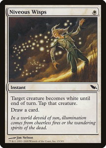 Niveous Wisps - Shadowmoor (SHM) #15 - Common Magic: The Gathering Trading Card