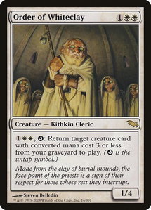 Order of Whiteclay - Shadowmoor (SHM) #16 - Rare Magic: The Gathering Trading Card