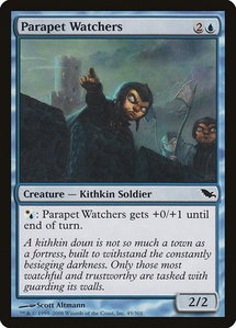 Parapet Watchers - Shadowmoor (SHM) #45 - Common Magic: The Gathering Trading Card