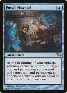 Puca's Mischief - Shadowmoor (SHM) #47 - Rare Magic: The Gathering Trading Card