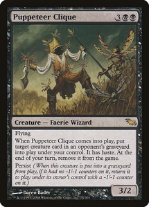 Puppeteer Clique - Shadowmoor (SHM) #75 - Rare Magic: The Gathering Trading Card