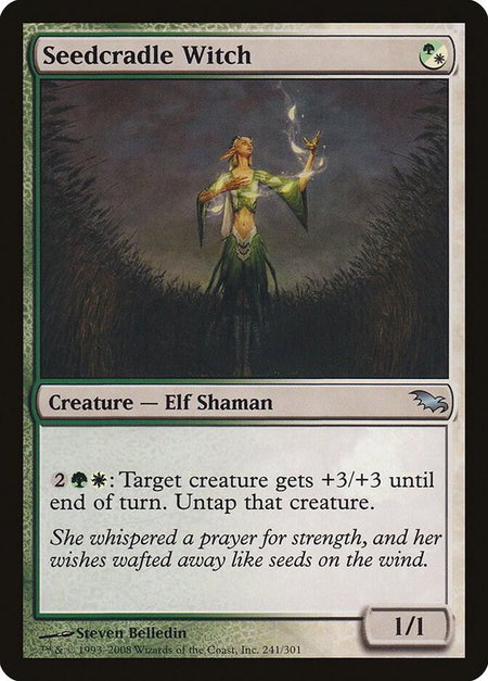 Seedcradle Witch - Shadowmoor Magic: The Gathering trading card