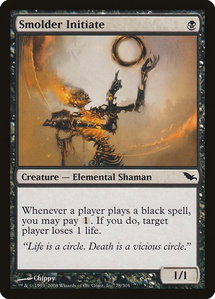 Smolder Initiate - Shadowmoor (SHM) #78 - Common Magic: The Gathering Trading Card