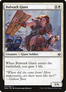 Bulwark Giant - War of the Spark (WAR) #7 - Common Magic: The Gathering Trading Card