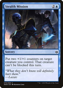 Stealth Mission - War of the Spark (WAR) #70 - Common Magic: The Gathering Trading Card