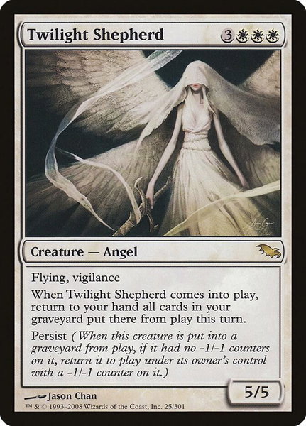 Twilight Shepherd - Shadowmoor Magic: The Gathering trading card