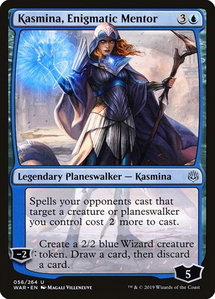 Kasmina, Enigmatic Mentor - War of the Spark (WAR) #56 - Uncommon Magic: The Gathering Trading Card
