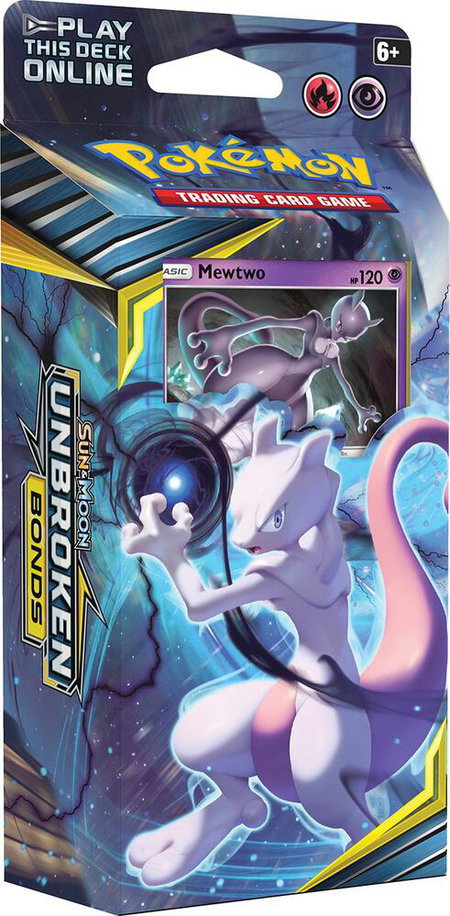 Unbroken Bonds Battle Minds Theme Deck - [Mewtwo] - SM - Unbroken Bonds Pokémon trading card