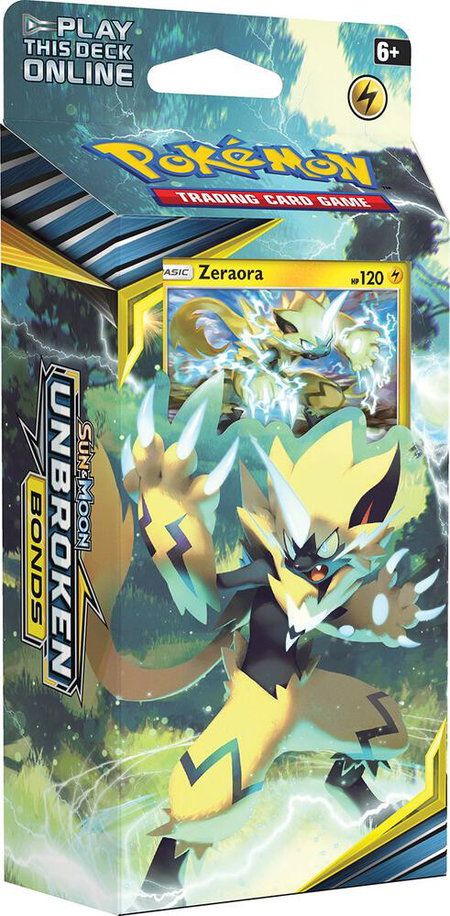 Unbroken Bonds Lightning Loop Theme Deck - [Zeraora] - SM - Unbroken Bonds Pokémon trading card
