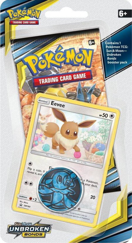 Unbroken Bonds Single Pack Blister [Eevee] - SM - Unbroken Bonds Pokémon trading card