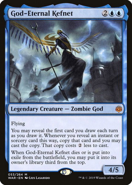 God-Eternal Kefnet - War of the Spark Magic: The Gathering trading card