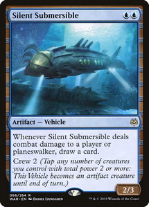 Silent Submersible - War of the Spark (WAR) #66 - Rare Magic: The Gathering Trading Card