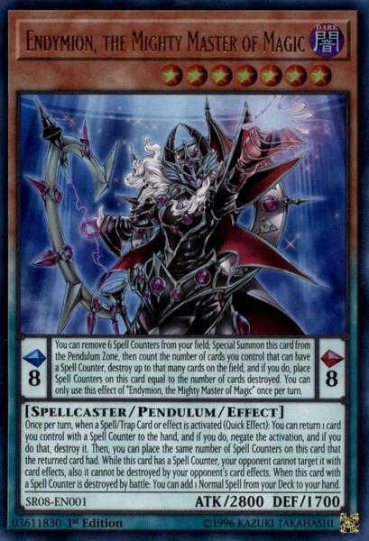 Endymion, the Mighty Master of Magic - Structure Deck: Order of the Spellcasters YuGiOh trading card