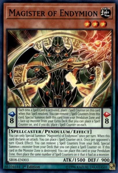 Magister of Endymion - Structure Deck: Order of the Spellcasters YuGiOh trading card