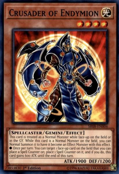 Crusader of Endymion - Structure Deck: Order of the Spellcasters YuGiOh trading card