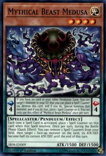 Mythical Beast Medusa - Structure Deck: Order of the Spellcasters YuGiOh trading card