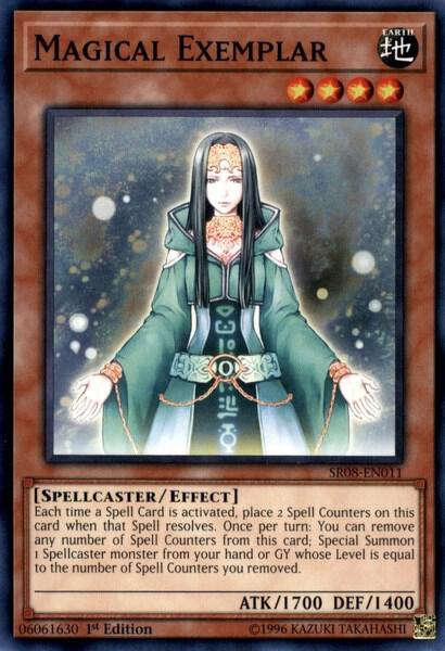 Magical Exemplar trading card from Structure Deck: Order of the Spellcasters Magical Exemplar - Structure Deck: Order of the Spellcasters YuGiOh trading card