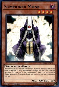 Summoner Monk - Structure Deck: Order of the Spellcasters (SR08) #SR08-EN017 - Common / Short Print YuGiOh Trading Card